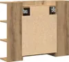 vidaXL Kúpeľňová zrkadlová skrinka Artisan dub 80x20,5x64cm Náhľad obrázku produktu 6