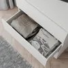 Kommode Schubladenkommode weiß matt - 60x77x 33,7cm mit 4 Produktbild-Vorschau 5
