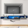 FABATO schwebender TV-Schrank mit LED-Beleuchtung & Produktbild-Vorschau 3