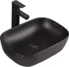 Keramik-Waschbecken für Aufsatzmontage, schwarz matt, 46 x Produktbild-Vorschau 1