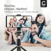 Perche à selfie et trépied pour téléphone 2-en-1 - Monopode Voir les images du produit 7