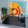 Spritzschutz Herdabdeckplatte Schneidebrett aus Glas Produktbild-Vorschau 3