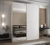 MEBLE KRYSPOL LUX 3 Schrank - 245,5x200x64cm - Weiß, Weiß, Produktbild-Vorschau 4