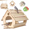 DIY Vogelhäuschen aus Holz zum Selbstaufbau und Bemalen Produktbild-Vorschau 1