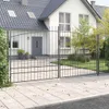 vidaXL Dvojkrídlové brány WOERDEN, 400 x 249,5 cm, oceľ, Náhľad obrázku produktu 3