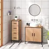 EUGAD Badezimmerschrank, aus Metall + Holzwerkstoff, Produktbild-Vorschau 4