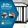 KIDUKU® 7,2 Meter Laufgitter schwarz XXL klappbar inkl. Produktbild-Vorschau 3