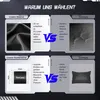 Comparison of product materials and features with 'VS' graphics. Voir les images du produit