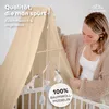 Babybett Himmel aus 100% Musselin - luftiger Baldachin Produktbild-Vorschau 2