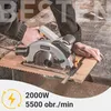 Handkreissäge 2000W für Holz, Laserführung, 3× Sägeblatt, Produktbild-Vorschau 2