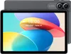 A tablet with a colorful wallpaper displayed on the screen, shown from the front and back. Produktbild-Vorschau