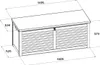 Gartenbox Kissenbox Auflagenbox - Larus 390 Liter - Produktbild-Vorschau 11
