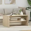 vidaXL Couchtisch Sonoma-Eiche 80 x 50 x 40 cm Produktbild-Vorschau 2