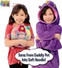 2in1 - Decken -Hoodie Decke mit Kuscheltier -Plüschtier Produktbild-Vorschau 6