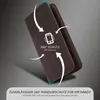 PURSE-CASE für Wiko View Prime, Farbe:Dunkelbraun Produktbild-Vorschau 4