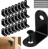 24 Stück Winkelverbinder Schwarz Winkel 30x30x16mm Winkel Produktbild-Vorschau 1