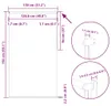 vidaXL Verdunkelungsrollo Schwarz 130x150 cm Stoffbreite Produktbild-Vorschau 8