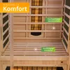 Artsauna Infrarotkabine Kiruna90 mit 4 Vollspektrum- & 3 Produktbild-Vorschau 5