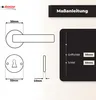 DOMINO Türgriff Drückergarnitur BB-Buntbart Set | Rund BB Produktbild-Vorschau 4