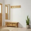 ACAZA Wandgarderobe - Garderobe mit 28 verstellbaren Haken Produktbild-Vorschau 4