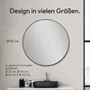Miroir rond Talos Picasso noir Ø 80 cm - avec cadre Voir les images du produit 8