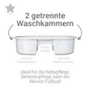 Universal Waschschüssel - Waschbecken mit 2 getrennten Produktbild-Vorschau 4