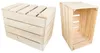 Two wooden crates are shown against a white background. One crate is stacked and viewed from the side, while the other is open and viewed from an angle. Produktbild-Vorschau