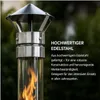 Eden Outdoor Feuerrohr Klassik,Edelstahl Feuersäule und Produktbild-Vorschau 3
