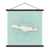 MuchoWow® Textilposter Alte Karte von Kreta 90x90 cm mit Produktbild-Vorschau 1
