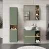 Vicco Badmöbel-Set Viola, 3 Teile, Grün/Artisan Produktbild-Vorschau 3