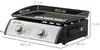 Outsunny Tischgrill Gasgrill BBQ mit 2 Brennern, Produktbild-Vorschau 3
