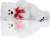 MONZANA® Ours En Peluche Très Douce Avec Noeud Rouge - Voir les images du produit 3