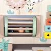Holz Lauflernwagen mit Motorikspielzeug Activity Board ab Produktbild-Vorschau 4