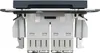 A close-up, side view of the back of a network socket with two Cat.5e UTP connectors. Anteprima dell’immagine prodotto