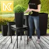KADAX Donica Doniczka Wkład 24x47cm Wysoka Czarna Podgląd zdjęcia produktu 4