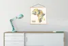 MuchoWow® Textilní plakát - Mapa Afriky retro - 90x90cm - S Náhled obrázku produktu 3