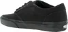 A side view of a black Vans shoe on a white background. Voir les images du produit