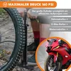 Bomba de bicicleta KRUMAD, bomba para todos los tipos de Vista previa de la imagen del producto 4