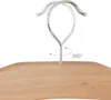 Relaxdays Rockbügel 3er Set, Hosenbügel Holz, 360° Produktbild-Vorschau 7