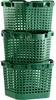 GreenLife Uni-Korb 25 kg, 10 Stück, drehstapelbar, grün Produktbild-Vorschau 5