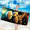 FEBE Strandtuch XXL Pilze 100x180 cm Badetuch Groß 100% Produktbild-Vorschau 2