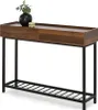 Console ARVID - noyer / noir Voir les images du produit 3