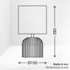 Lampka nocna E14 materiałowy klosz lampa stołowa kabel Podgląd zdjęcia produktu 5