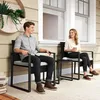 Outsunny Rattan Bistroset, 3 teiliges Gartenmöbel-Set mit 2 Produktbild-Vorschau 9