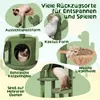 Yaheetech Kaktus Kratzbaum M, 135 cm hoch, Katzenbaum mit Produktbild-Vorschau 4