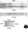 80 cm bioetanolový horák z nehrdzavejúcej ocele gélové krby Náhľad obrázku produktu 2