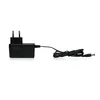 A black power adapter with a European plug and a coiled cable with a connector. Náhled obrázku produktu