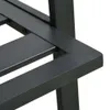 4-tlg. Outdoor-Lounge-Set mit Kissen Aluminium Dunkelgrau Produktbild-Vorschau 11