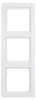 Cornice Berker tripla, Q.1, bianco polare, velluto, 1 pz. Anteprima dell’immagine prodotto 3