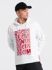 Ombre Clothing Herren-Kapuzenpullover mit Kapuze Jael weiß Produktbild-Vorschau 3
